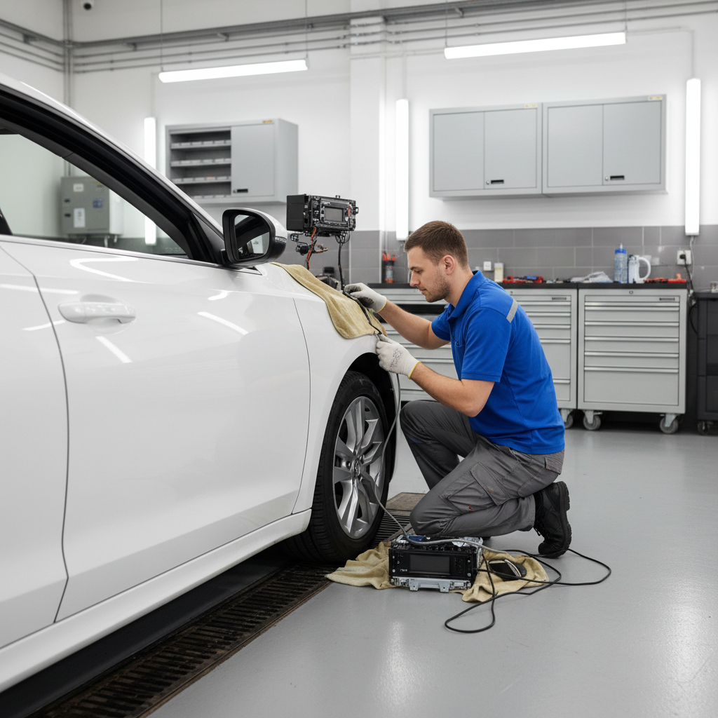 Установка DVD в автомобиле